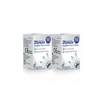 Direct Okmeter 50x2 Adet Kan Şekeri Ölçüm Stribi
