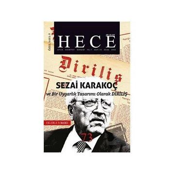 Diriliş 73 Sezai Karakoç Hece Dergisi