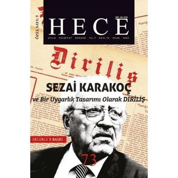 Diriliş 73 Sezai Karakoç Hece Dergisi