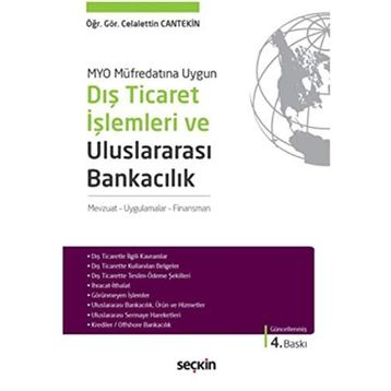 Dış Ticaret İşlemleri ve Uluslararası Bankacılık - Celalettin Cantekin