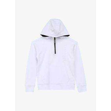 Discovery Expedition D4SB-SWT3031 Beyaz Kapüşonlu Relaxed Baskılı Erkek Çocuk Sweatshirt