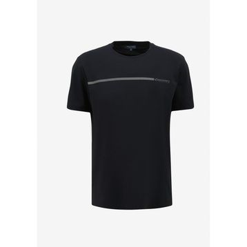 Discovery Expedition D4SM-TST3266 Lacivert Bisiklet Yaka Relaxed Baskılı Erkek T-Shirt