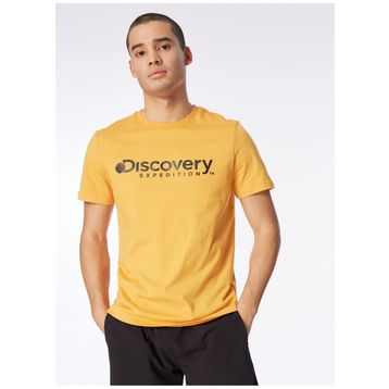 Discovery Expedition D4SM-TST3290 Hardal Bisiklet Yaka Erkek T-Shirt