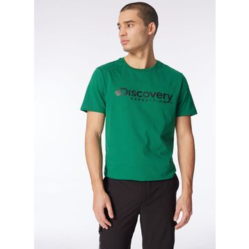 Discovery Expedition D4SM-TST3290 Yeşil Bisiklet Yaka Erkek T-Shirt