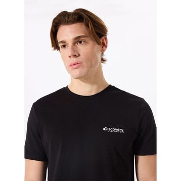 Discovery Expedition D4SM-TST3294 Siyah Erkek Bisiklet Yaka T-Shirt