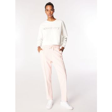 Discovery Expedition D4WL-EA3003 Açık Pembe Kadın Basic Düz Eşofman Altı