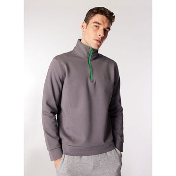 Discovery Expedition D4WM-SWT3205 Füme Erkek Dik Basic Düz Sweatshirt