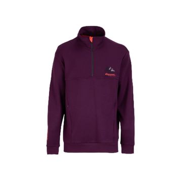 Discovery Expedition D4WM-SWT3219 Mürdüm Dik Relaxed Baskılı Erkek Sweatshirt