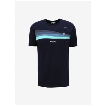 Discovery HARDAP Expedition Bisiklet Yaka Baskılı Lacivert Erkek T-Shirt