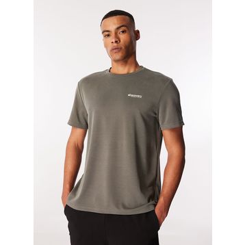 Discovery PERTA Expedition Bisiklet Yaka Baskılı Haki Erkek T-Shirt