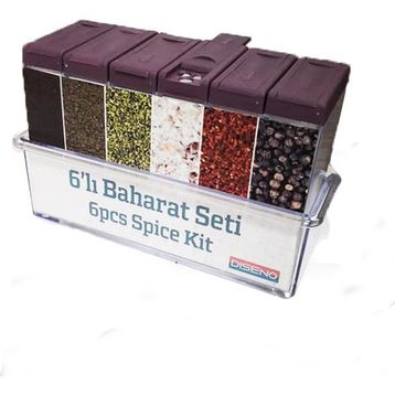 Diseno 6'lı Baharat Seti