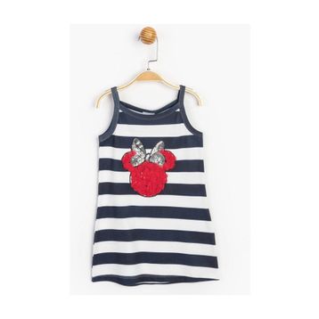 Disney 15506 Lacivert Kız Çocuk Elbise