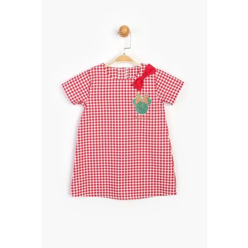 Disney 15507 Kırmızı Kız Çocuk Elbise