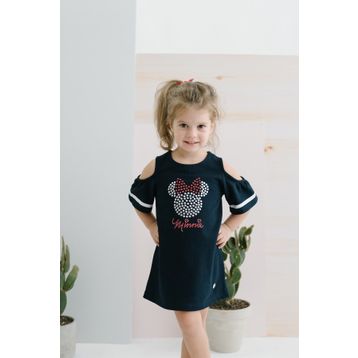 Disney 15516 Lacivert Kız Çocuk Elbise