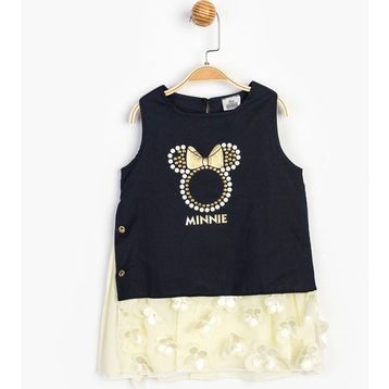Disney 15634 Lacivert Kız Çocuk Elbise
