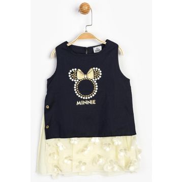 Disney 15634 Lacivert Kız Çocuk Elbise