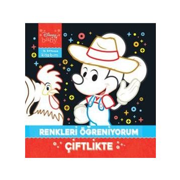 Disney Baby İlk Boyama Kitabım Renkleri Öğreniyorum - Çiftlikte - Kolektif