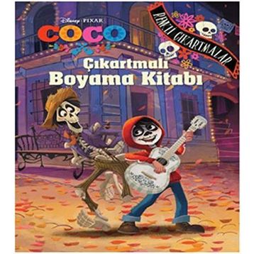 Disney Coco Çıkartmalı Boyama Kitabı - kollektif