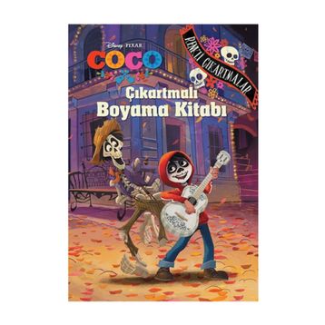 Disney Coco Çıkartmalı Boyama Kitabı - kollektif
