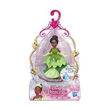 Disney E3049-E4862 Prenses Tiana Klipsli Mini Figür