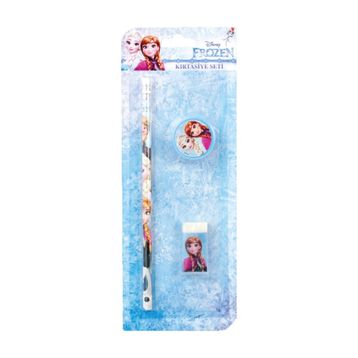 Disney Frozen Lisanslı Silgi+Kalemtraş Set