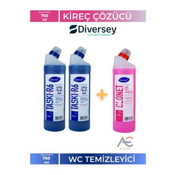 Diversey 2x750 ml Taski Clonet Extra + 750 ml Room Care R6
