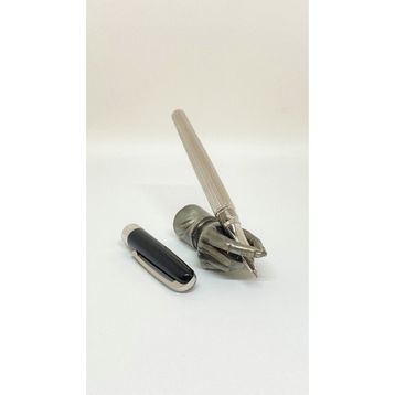 Divitpen Sis Silver Black Roller Kalem