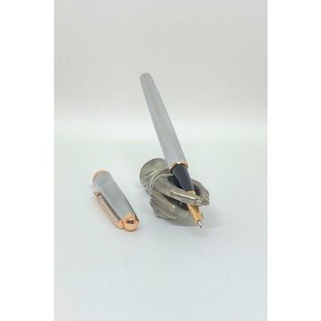 Divitpen Slass Silver Gold Roller Kalem