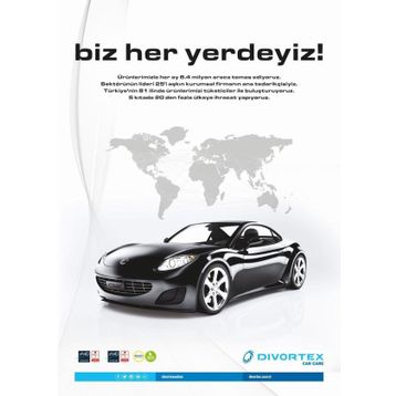 Divortex 3 lt Organik Mavi Antifiriz