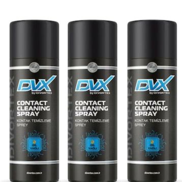 Divortex 3x400 ml Yağsız Kontak Temizleme Spreyi