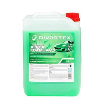 Divortex Alpha Foam pH Nötr Cilalı 4 lt Oto Şampuanı