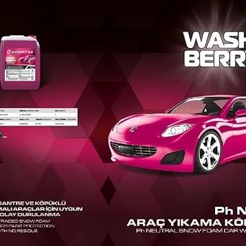 Divortex Washberry PH Nötr 4 lt Oto Şampuanı