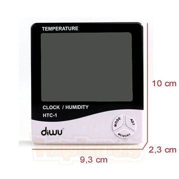 Diwu HTC-1 Saatli Termometre
