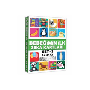 Dıy Toy Eğitici Kartlar 12-24 Ay Erken Eğitim Zeka Kartı