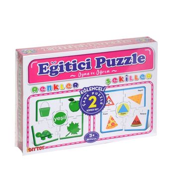 Dıy Toy Taba Grup 7194 Renkler Çark Puzzle