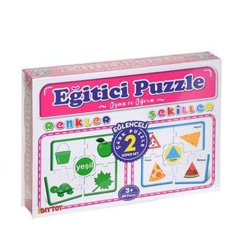 Dıy Toy Taba Grup 7194 Renkler Çark Puzzle