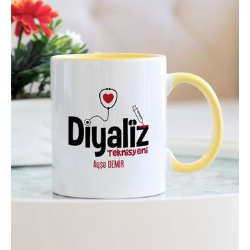 Diyaliz Teknisyeni Sarı Kupa Bardak