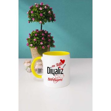 Diyaliz Teknisyeni Sarı Kupa Bardak