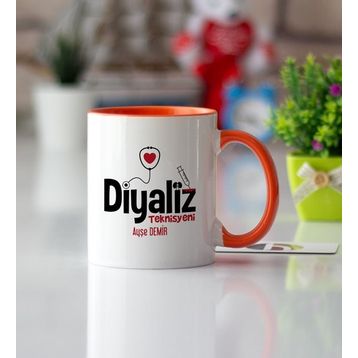 Diyaliz Teknisyeni Turuncu Kupa Bardak