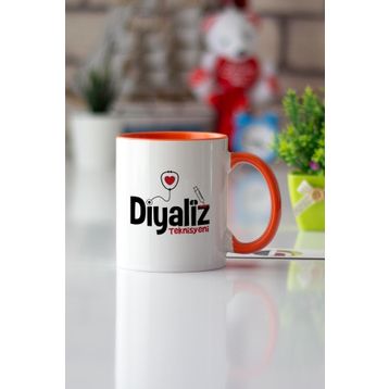 Diyaliz Teknisyeni Turuncu Kupa Bardak