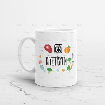 Diyetisyen Baskılı Kupa