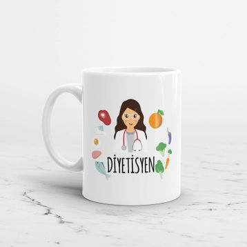 Diyetisyen Baskılı Kupa