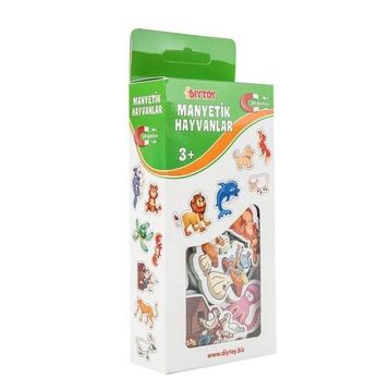 Diytoy 30 Parça Manyetik Şekiller Hayvanlar