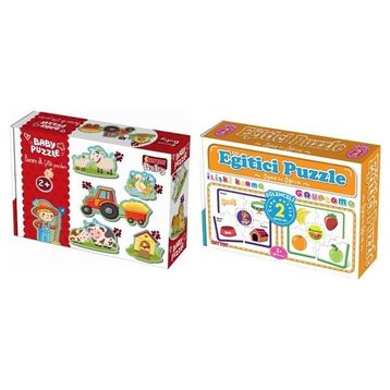 Diytoy BABY221 Bebek Ilk Çiftlik Hayvanlarım Puzzle