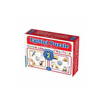 Diytoy Hayvanlar Ve Taşıtlar Eğitici Çark Puzzle