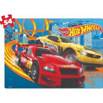 Diytoy Hot Wheels 2 in 1 124 Parça Puzzle