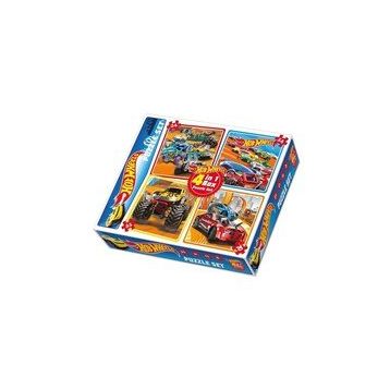 Diytoy Hot Wheels 4 in 1 Puzzle