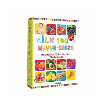 Diytoy İlk 100 Meyve Sebze Bebeğimin Zeka Kartları