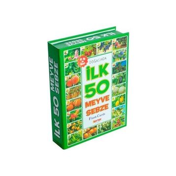 Diytoy İlk 50 Meyve Sebze Hafıza Kartı Oyunu