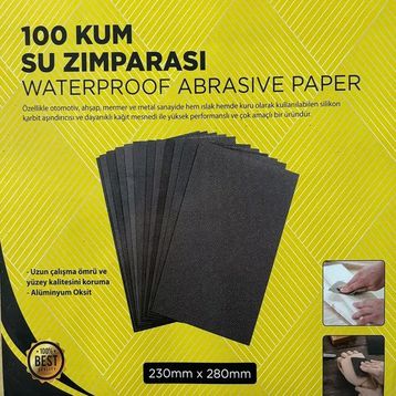Dizayn 100 Kum Su Zımparası